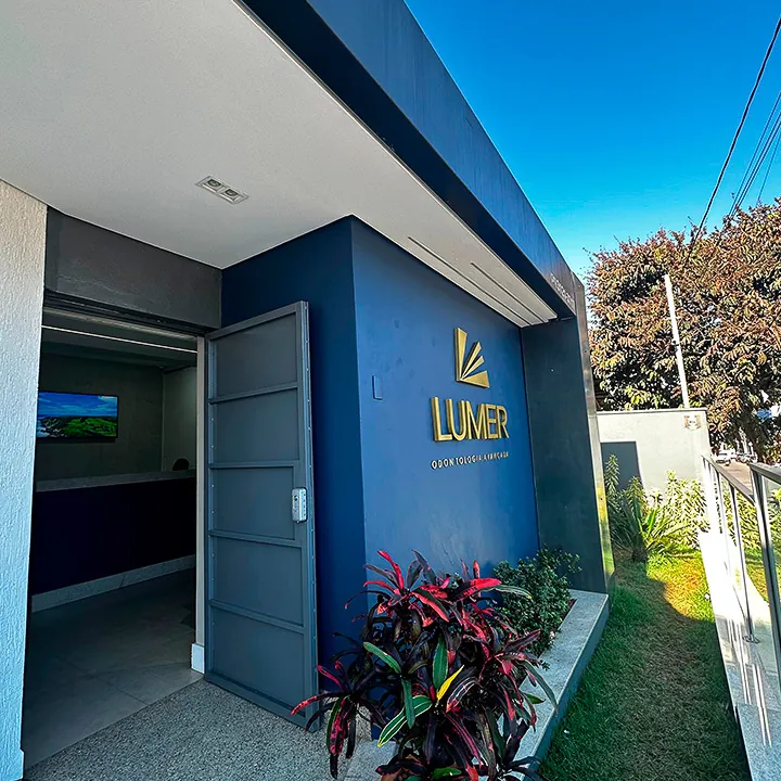 Entrada da Lumer Odontologia em Igarapé