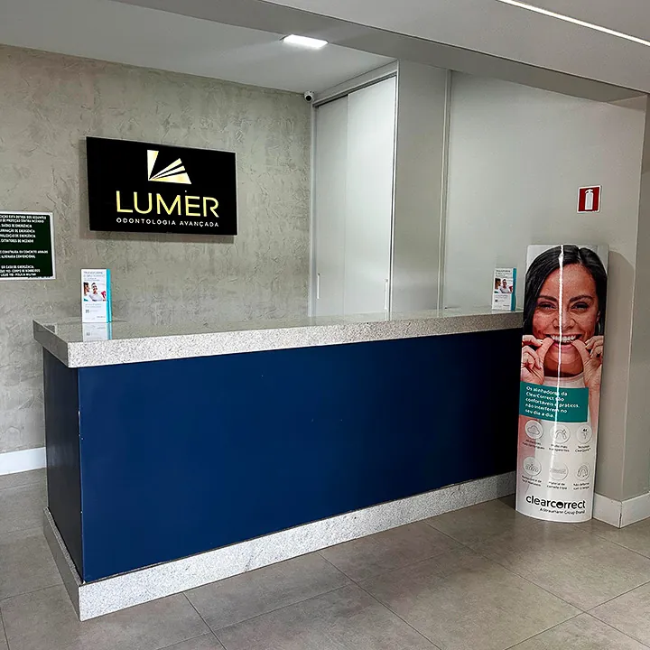 Recepção da clínica